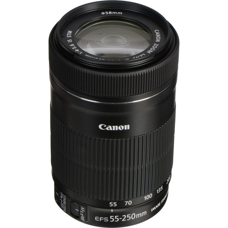 لنز کانن Canon EF-S 55-250mm f/4-5.6 IS STM لنز کانن Canon EF-S 55-250mm f/4-5.6 IS STM