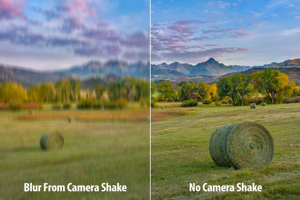 کاهش لرزش دوربین هنگام عکاسی با دست