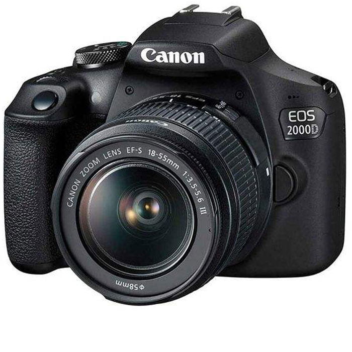 دوربین کانن مدل EOS 2000D با لنز 18-55 میلیمتر DC III