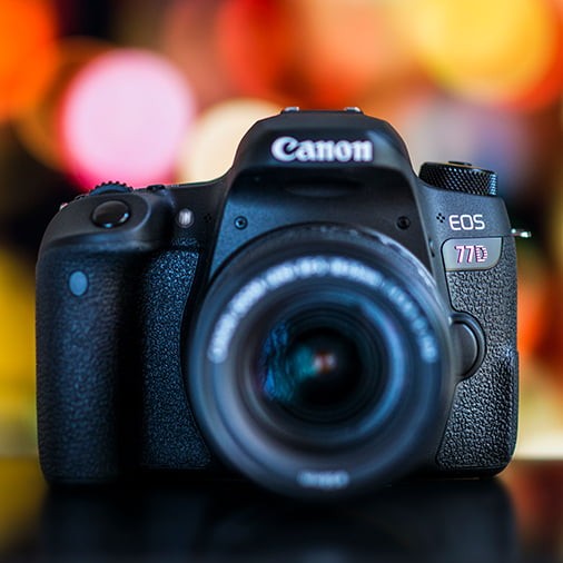 دوربین عکاسی کانن Canon 77D با لنز ۵۵-۱۸ STM