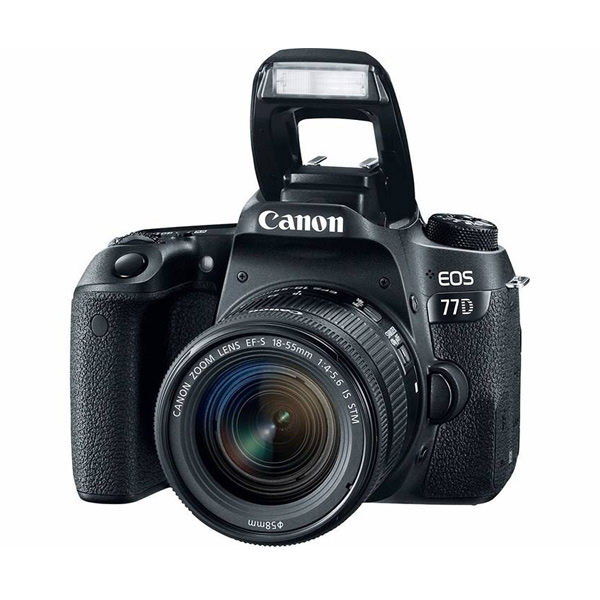 دوربین عکاسی کانن مدل 77D با لنز ۵۵-۱۸