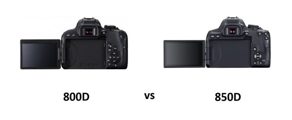 مقایسه دوربین 850d با 800d | مقایسه دوربین 250d با 850d